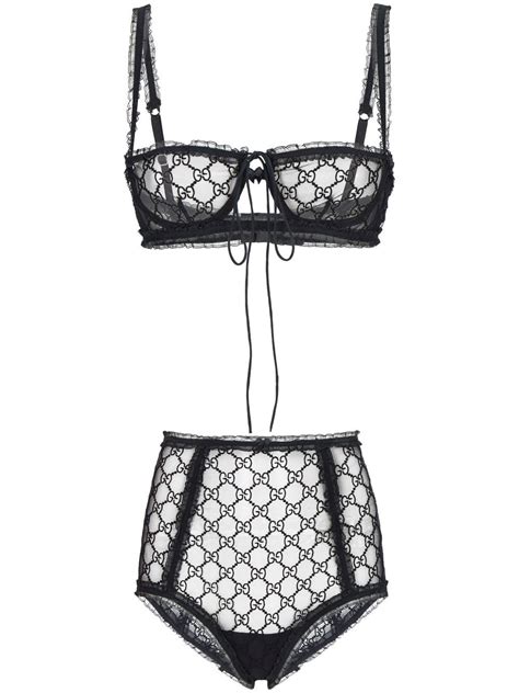 gucci lingerie and nightware|Gucci underwear set.